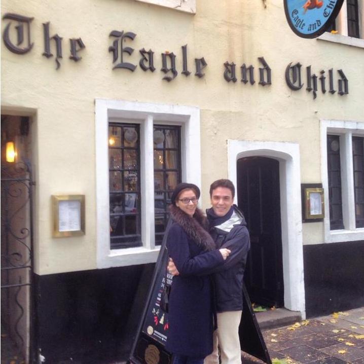 Josh visits Rebecca during her study abroad, fall 2013 - Oxford, England