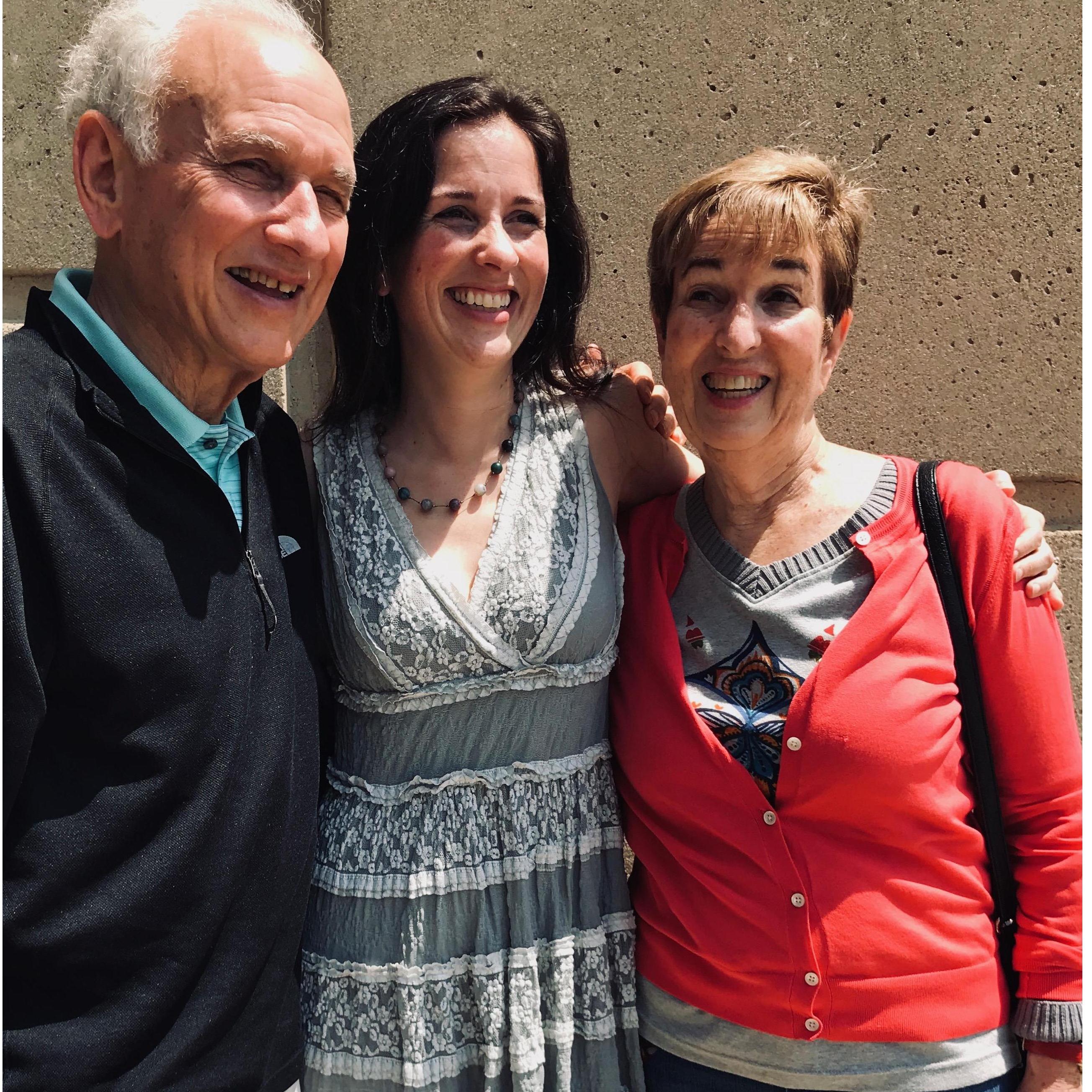 Judy, Richard and Rachel