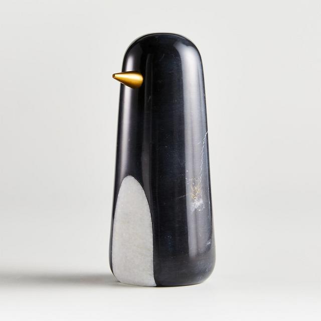 Marble Penguin Sculpture