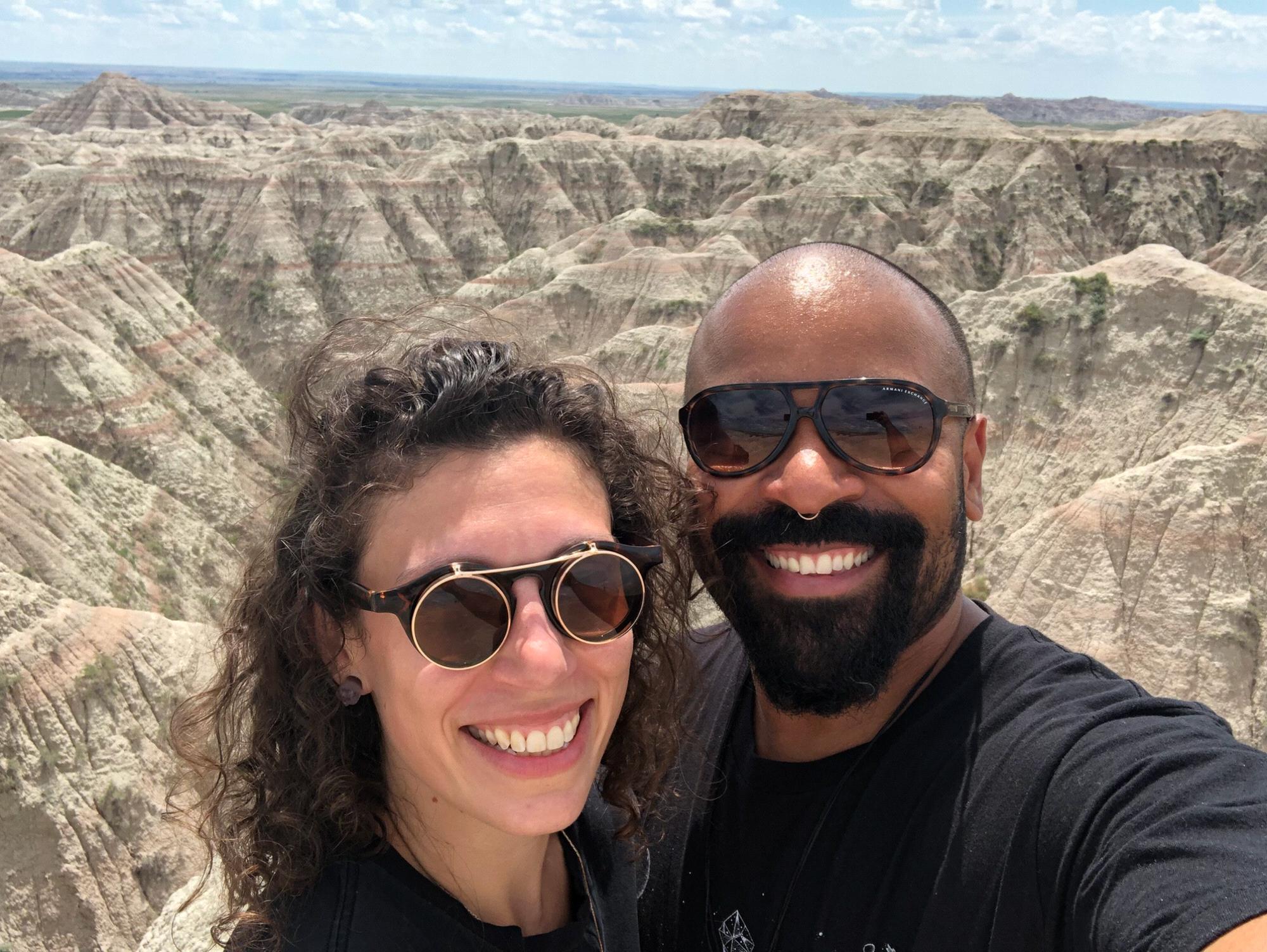 Visiting the Dakota Badlands during our road trip to Minneapolis this summer.