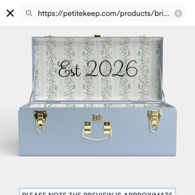 Petite Bridal Trunk