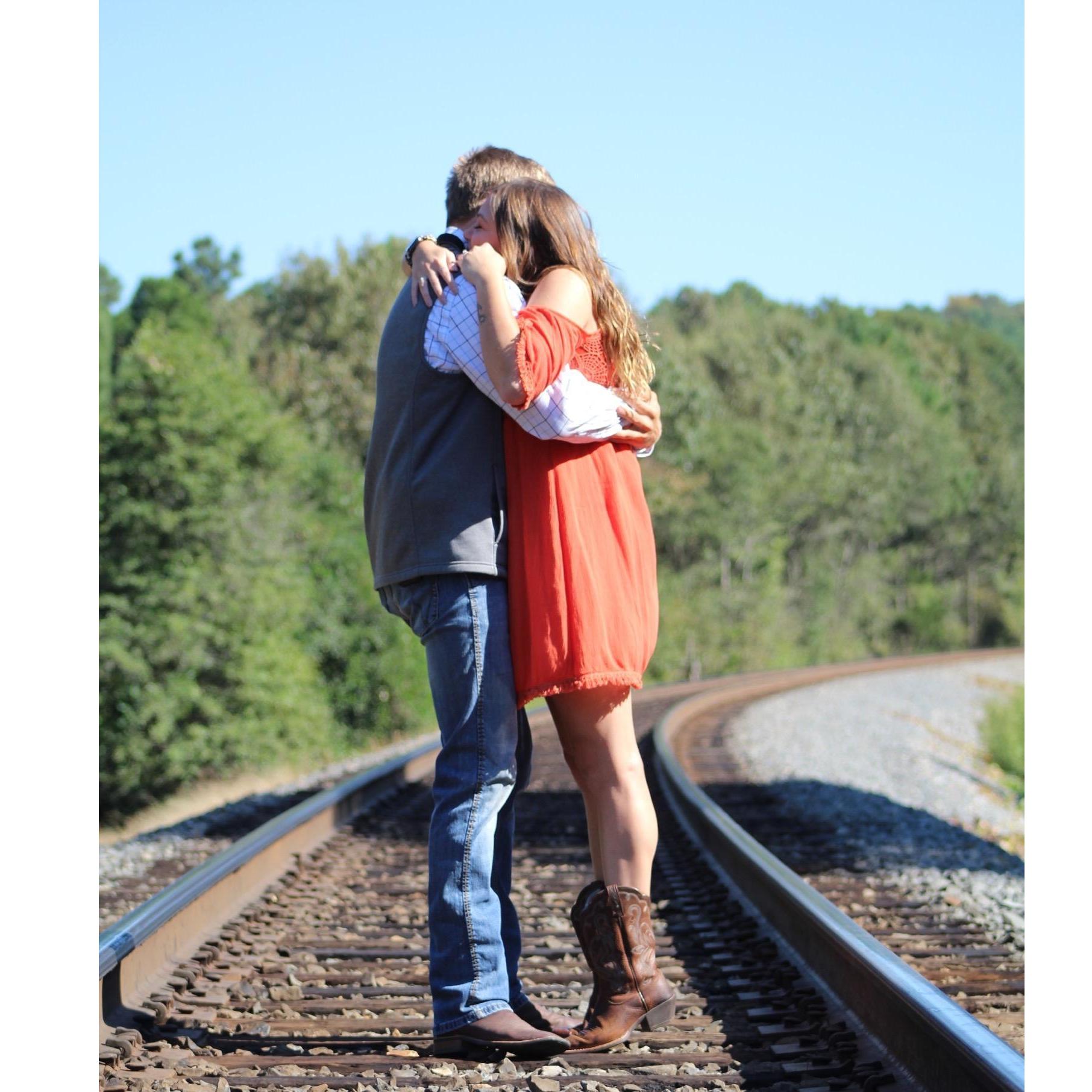 The moment right after I said "YES!"