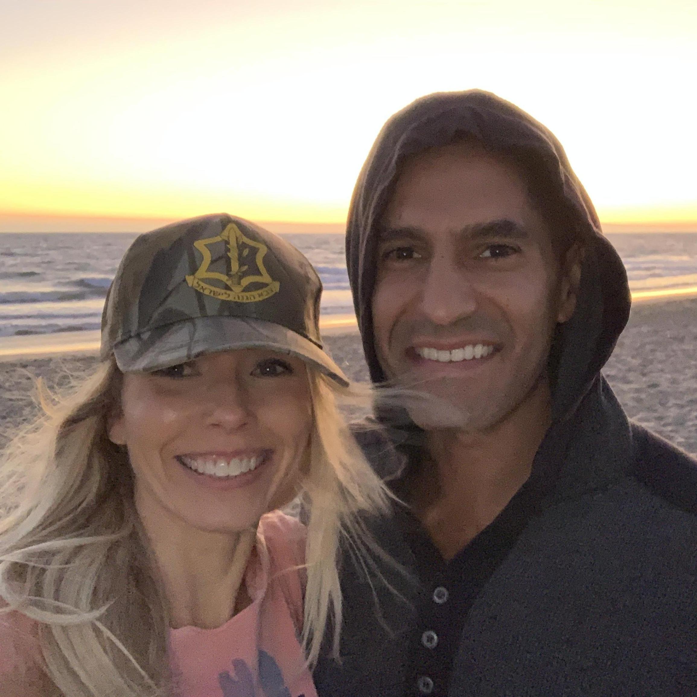 Sunset walks at the beach are our favorite.
