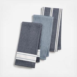 Martha Stewart Collection - Waffle 3-Piece Kitchen Towels