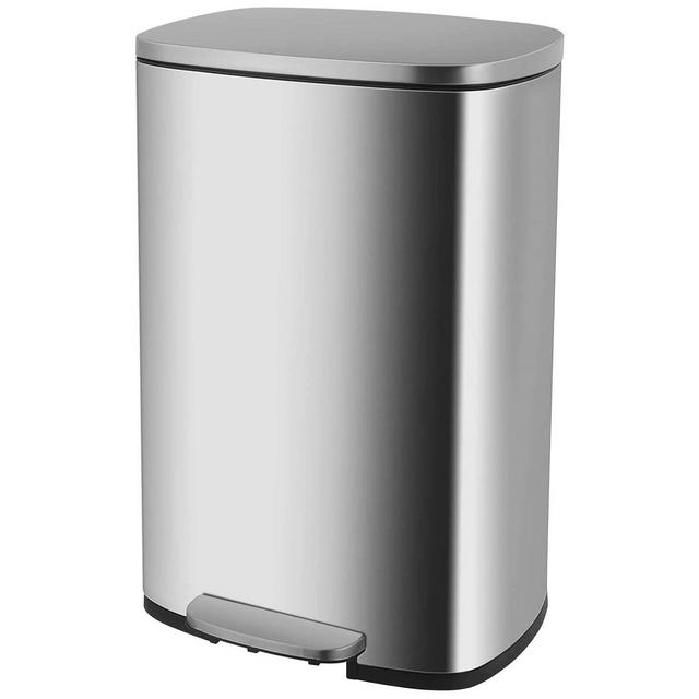 13.2 Gallon(50L) Stainless Steel Trash Can