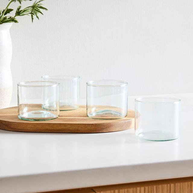 Canopy Low Tumbler 270ml Clear x 4