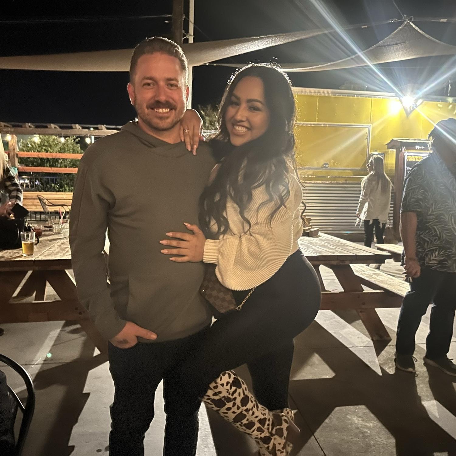 Our First picture as a couple 🥰