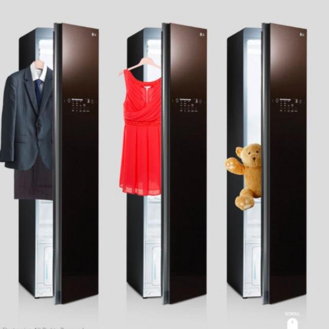 LG - Styler Smart Steam Clothing Care System - Espresso Dark Brown