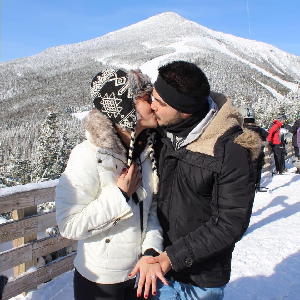Getting engaged on top of the world! -
Whiteface Mountain, NY