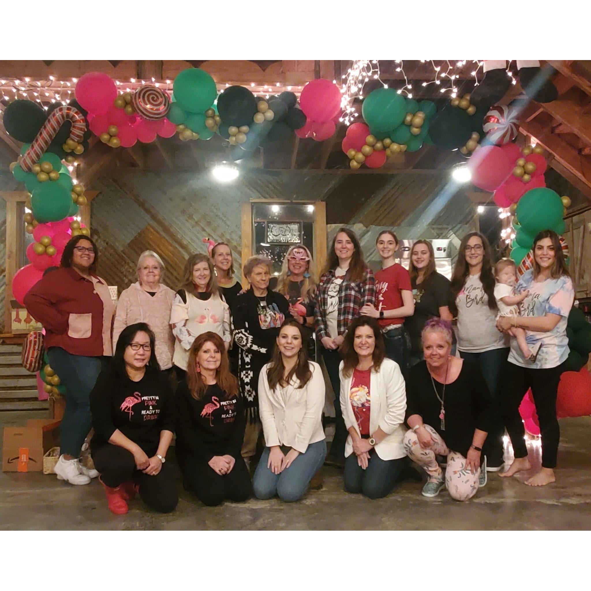 "My Aunt Haley's Christmas party." - Alexis