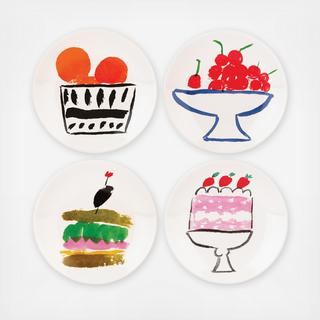 Pretty Pantry Appetizer Plate, Set of 4