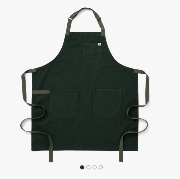 Kale Green Stripe Essential Apron | Hedley & Bennett Aprons