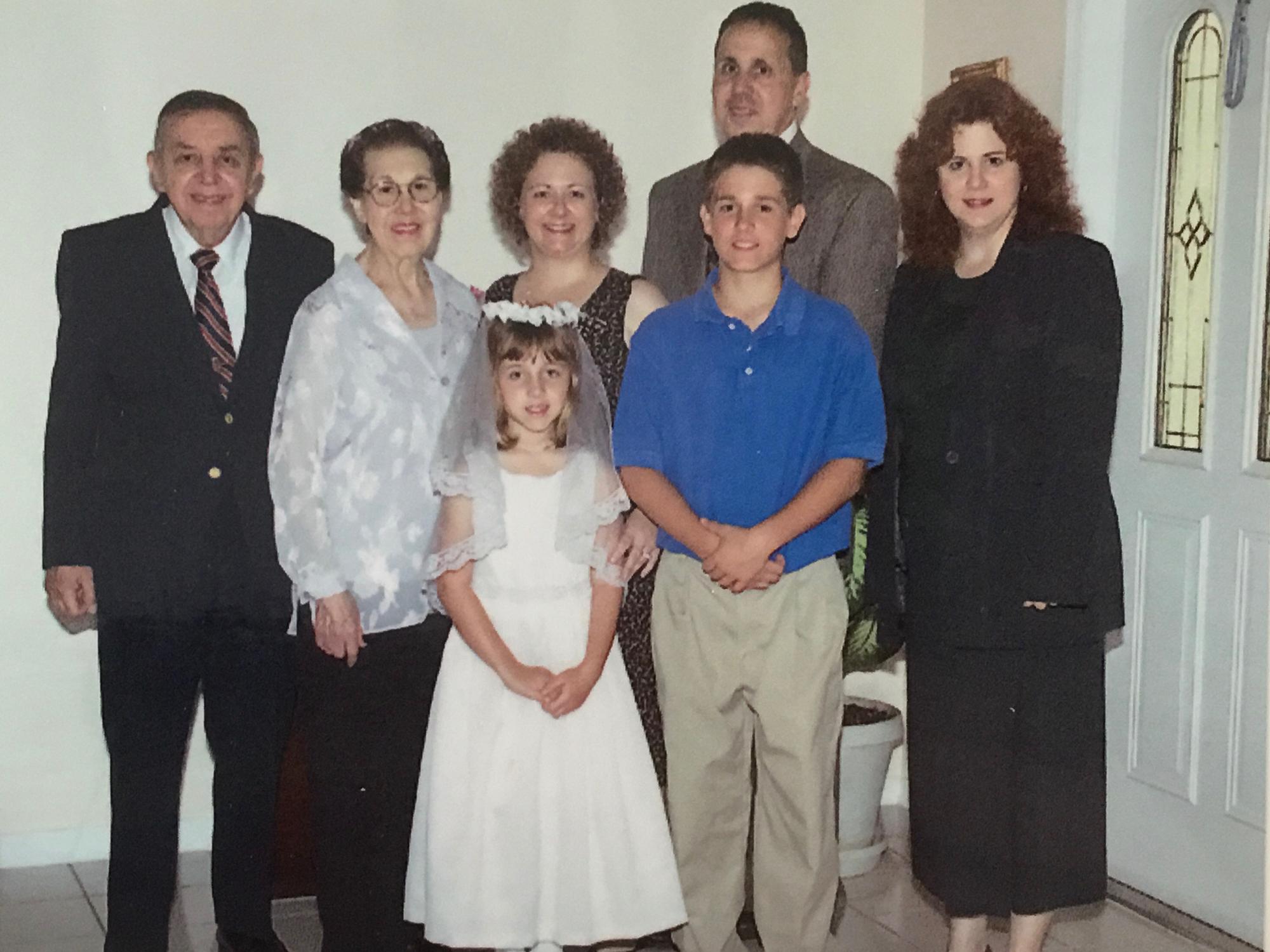 Michael with his family