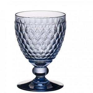 Boston Colored Claret Glass, Blue 11 oz