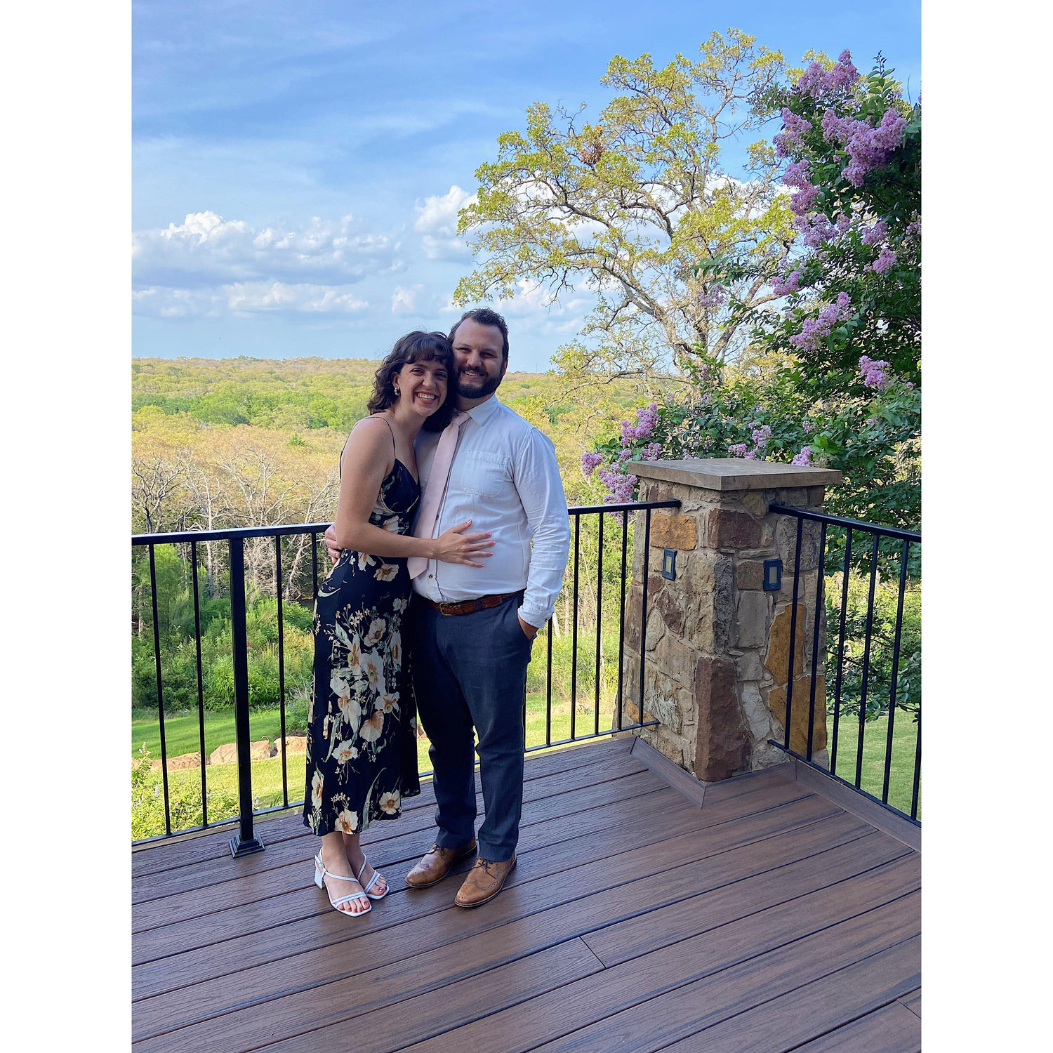 At Emmy's cousin's wedding in Dallas