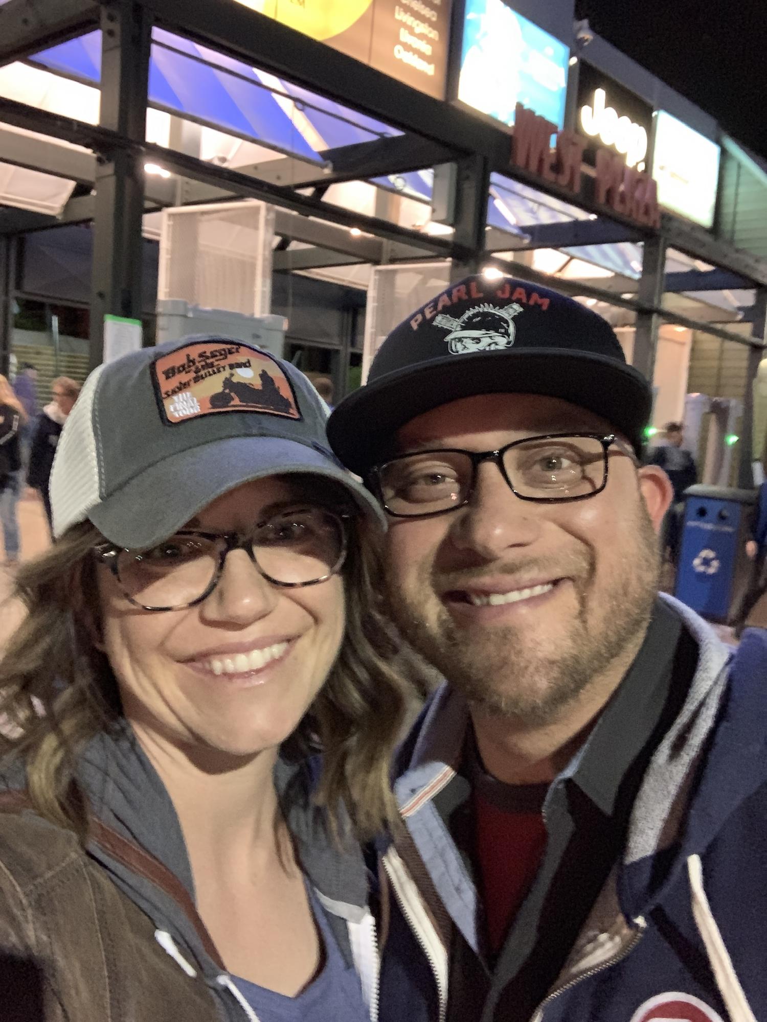The day we became boyfriend and girlfriend and saw Bob Seger at the Pine Knob in Detroit