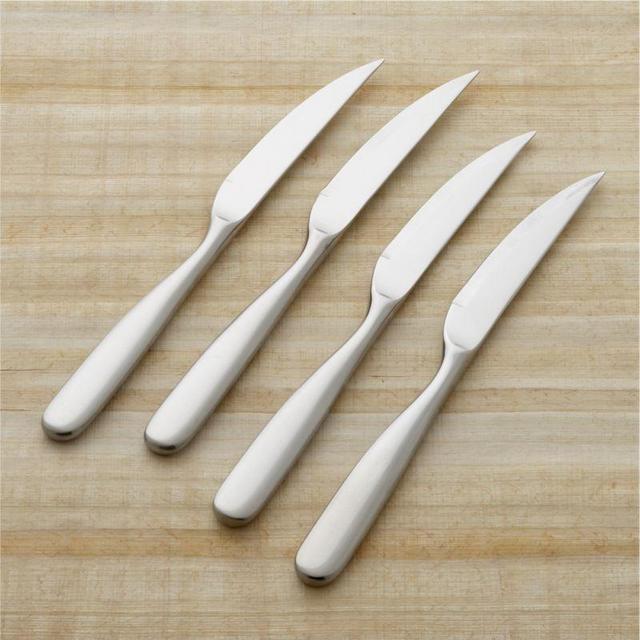 Stanton Satin Steak Knives, Set of 4