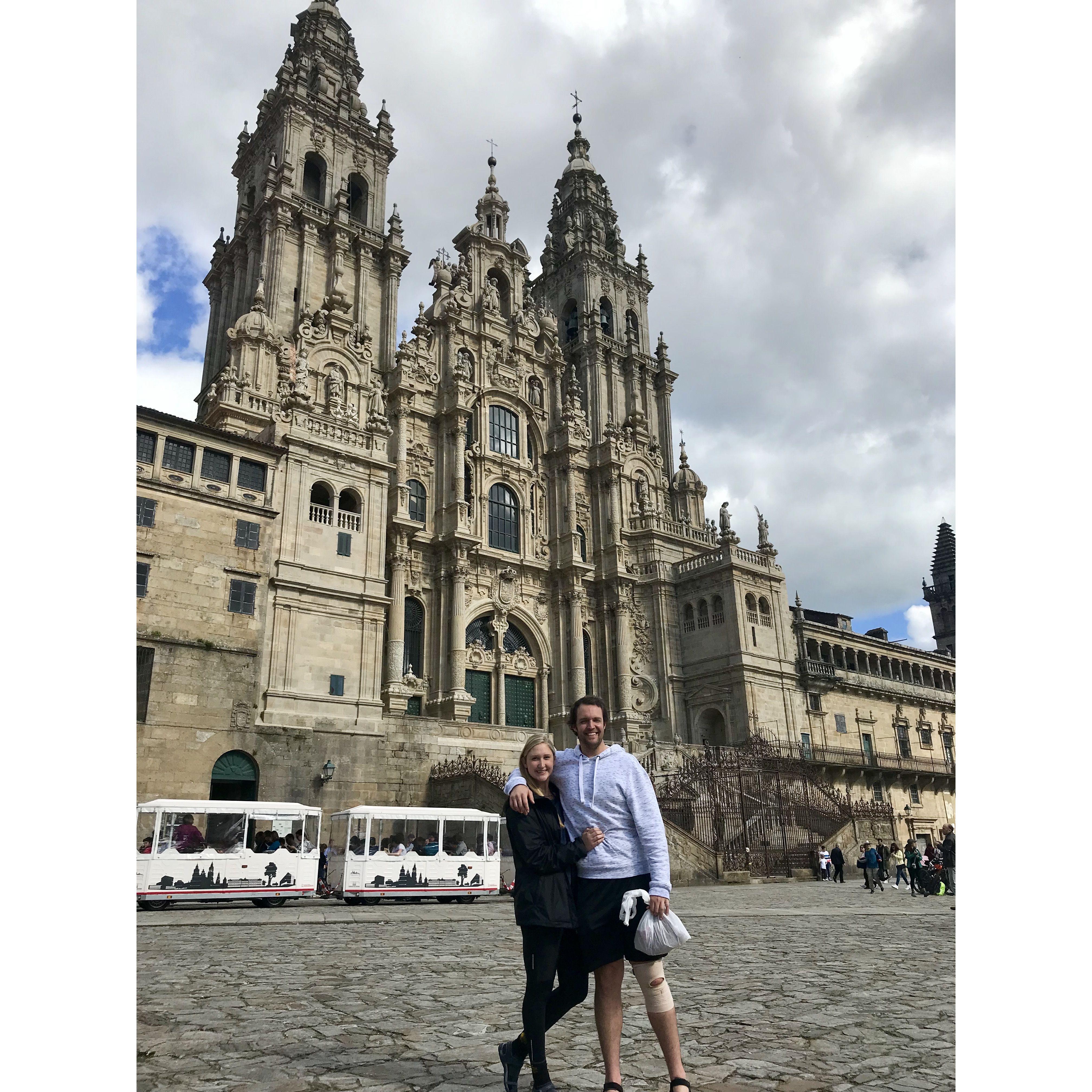 The end point: Santiago De Compostela!