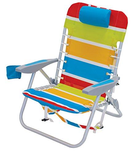 RIO Beach 4-Position Lace-Up Backpack Folding Beach Chair