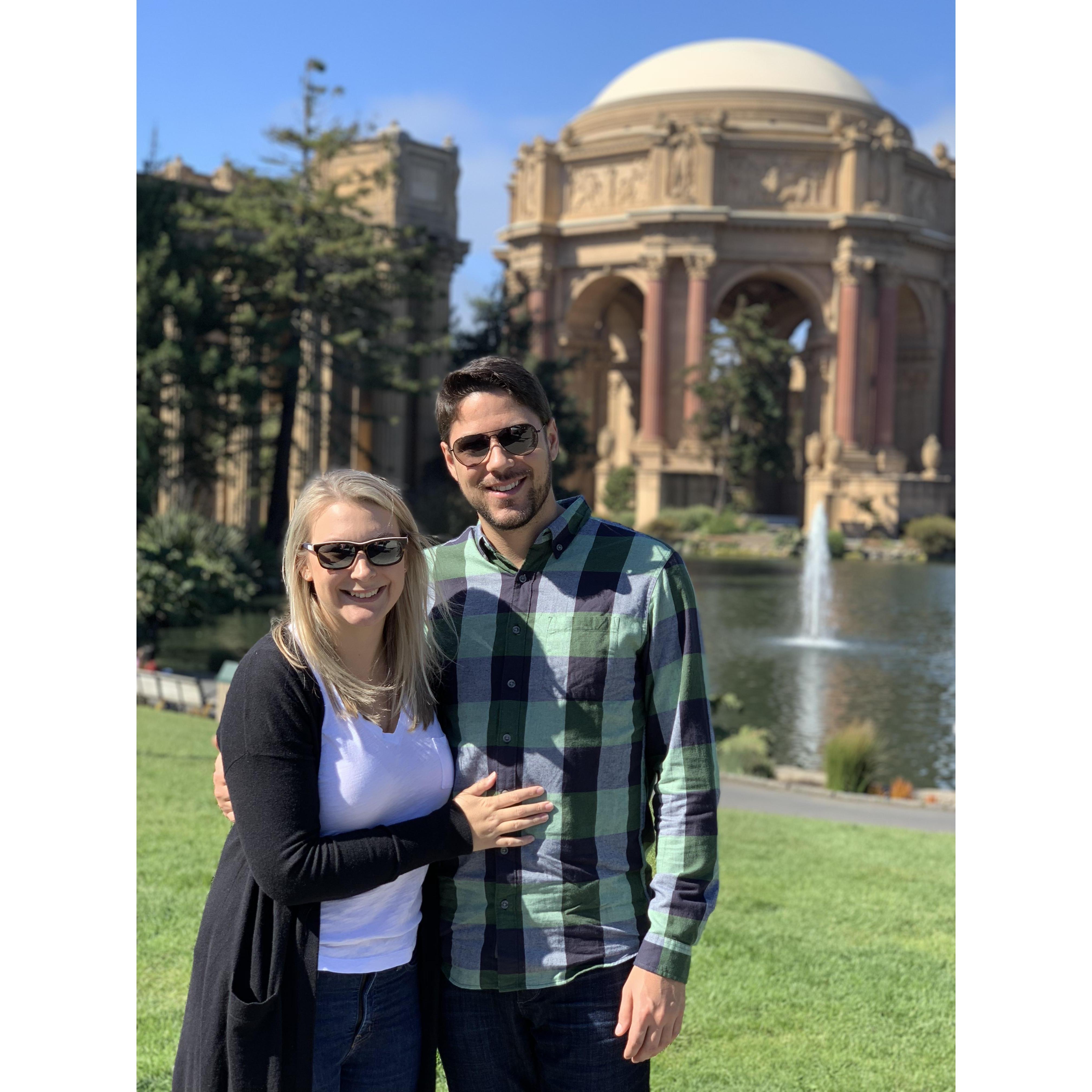 Our first trip to San Francisco together.