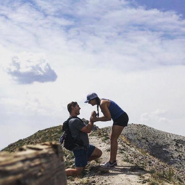 The best day - she said yes!