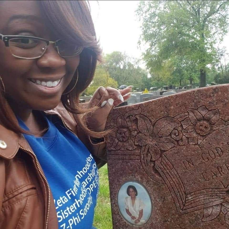 A selfie with my mom