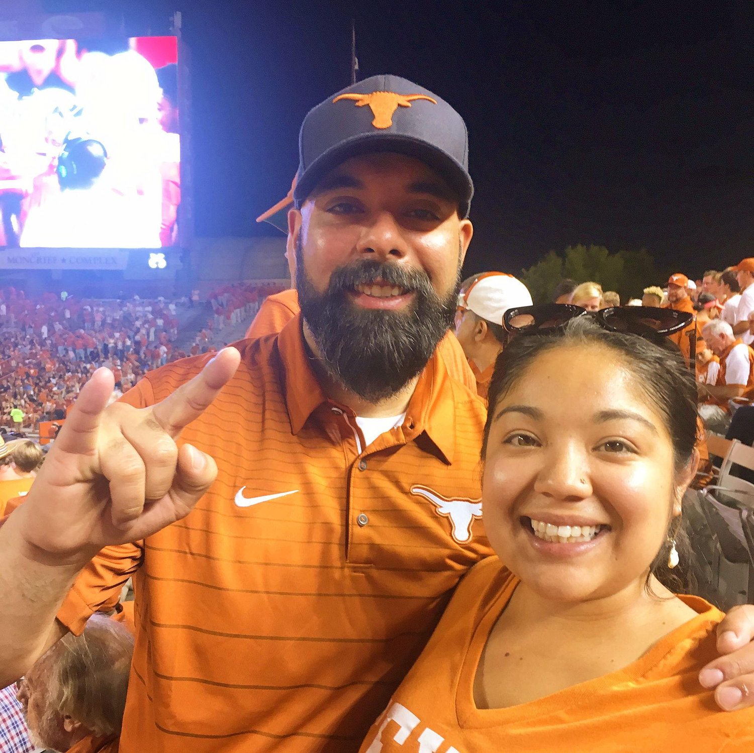 Our first UT football game!