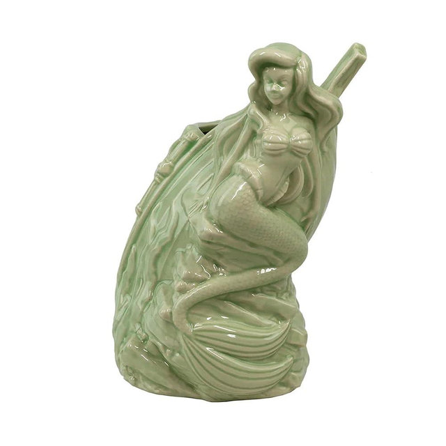 The Little Mermaid Disney Mondo Tee-Kis Ariel Green Ceramic Tiki Mug