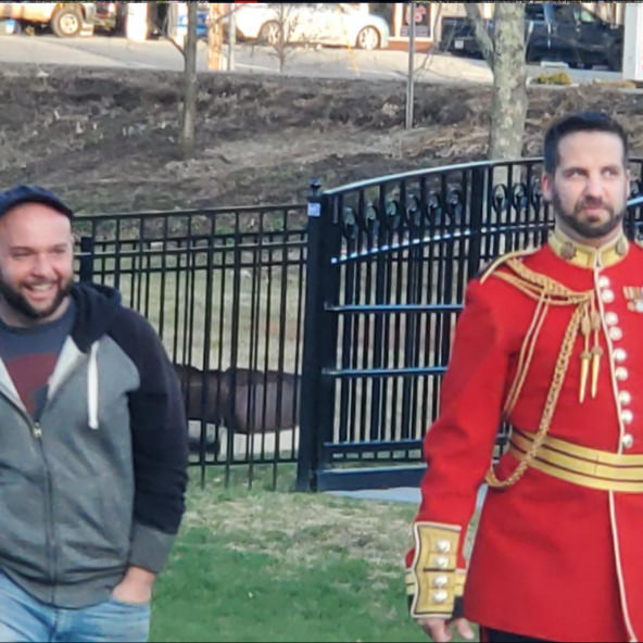 April 11, 2022 - After burying Duke Quilliam, Carissa captured a candid photo of us leaving a nearby park while watching a man climb into the backseat of his own car.
Photo Credit: Carissa Lynn