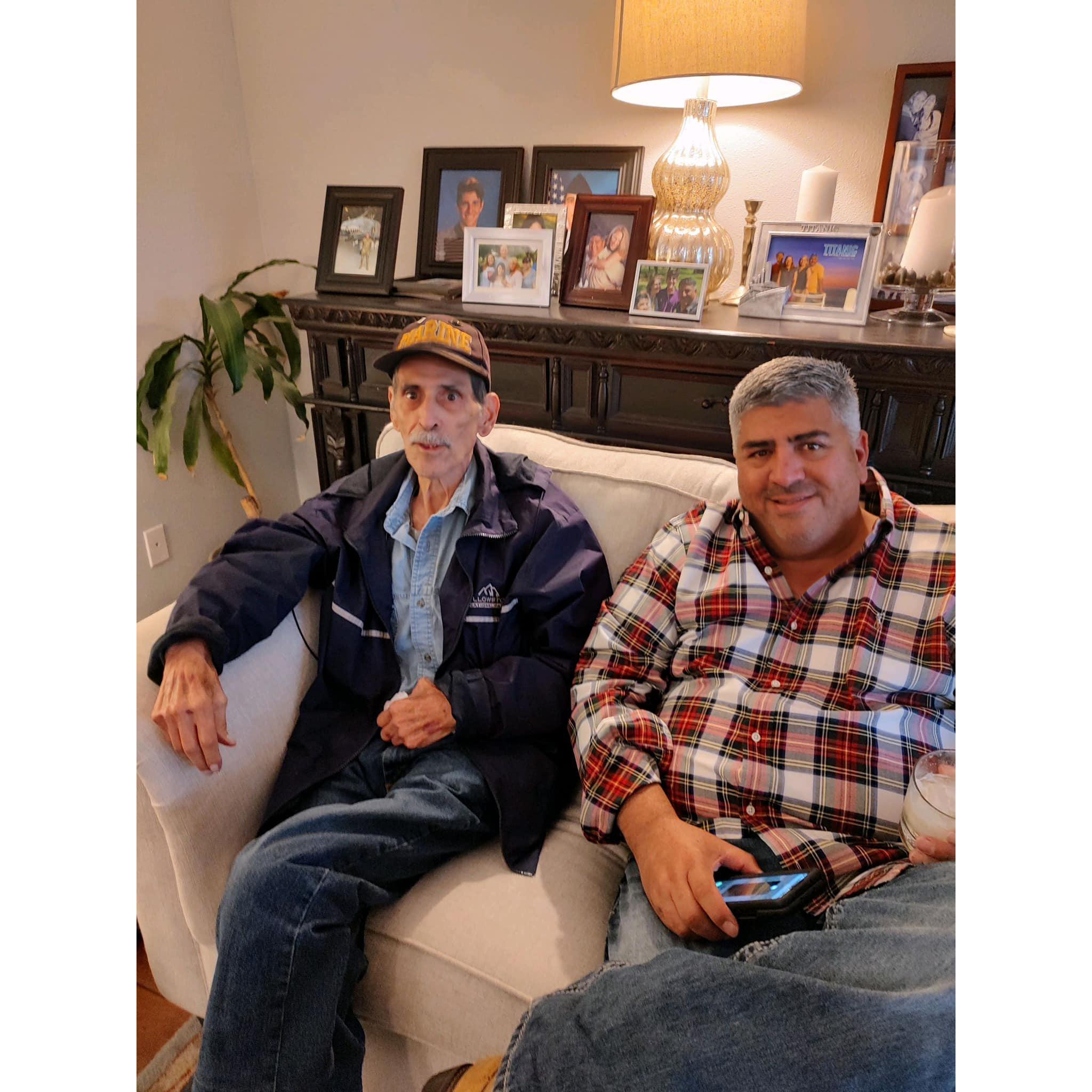 My father George E. Gutierrez, Sr. & Older Brother George E. Gutierrez, Jr. You're missed daddy!