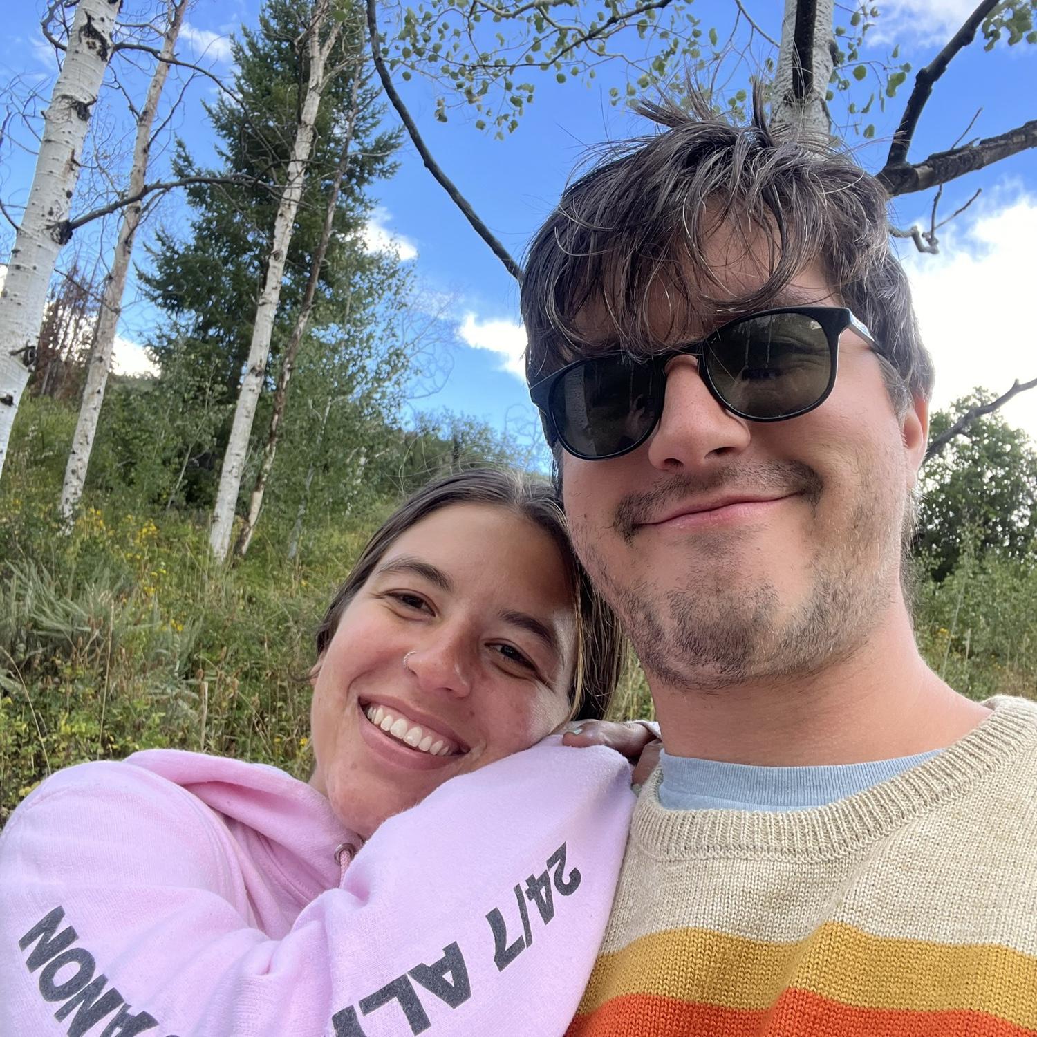 The start of our many road trips together (this was a camping trip to Steamboat Springs)