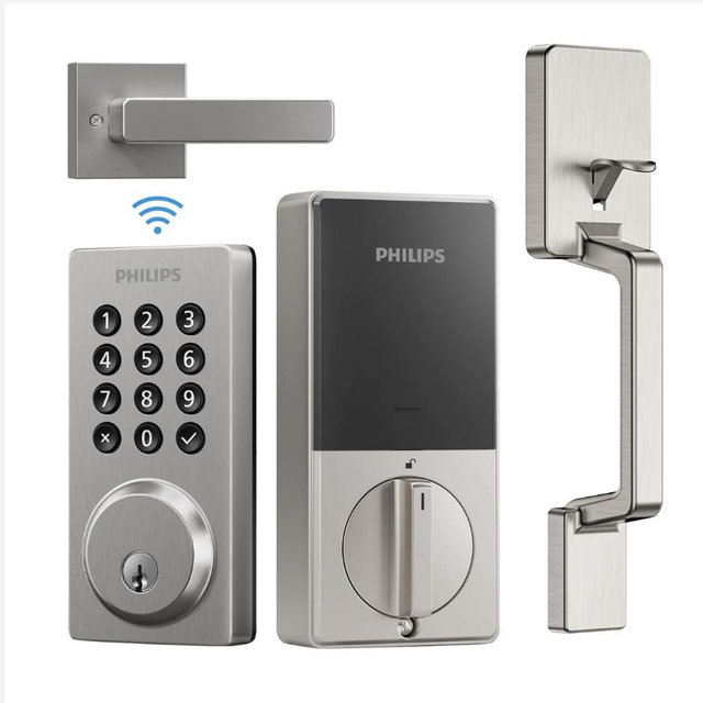 Philips 4200 Series Built-in Wi-Fi Keypad Smart Deadbolt with Handleset