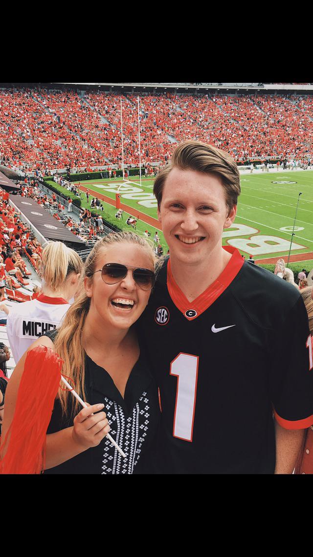 9/15/2018- The first picture Campbell and Carter took together! Go Dawgs!
