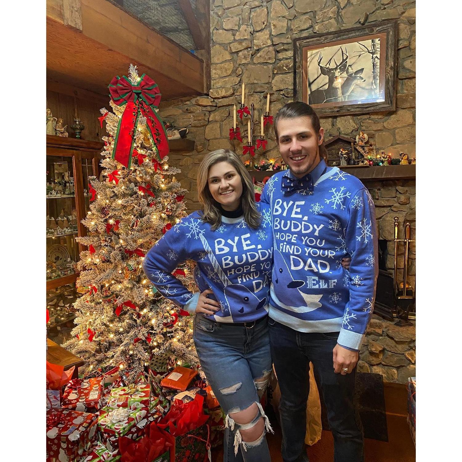 Our First Ugly Christmas Sweaters