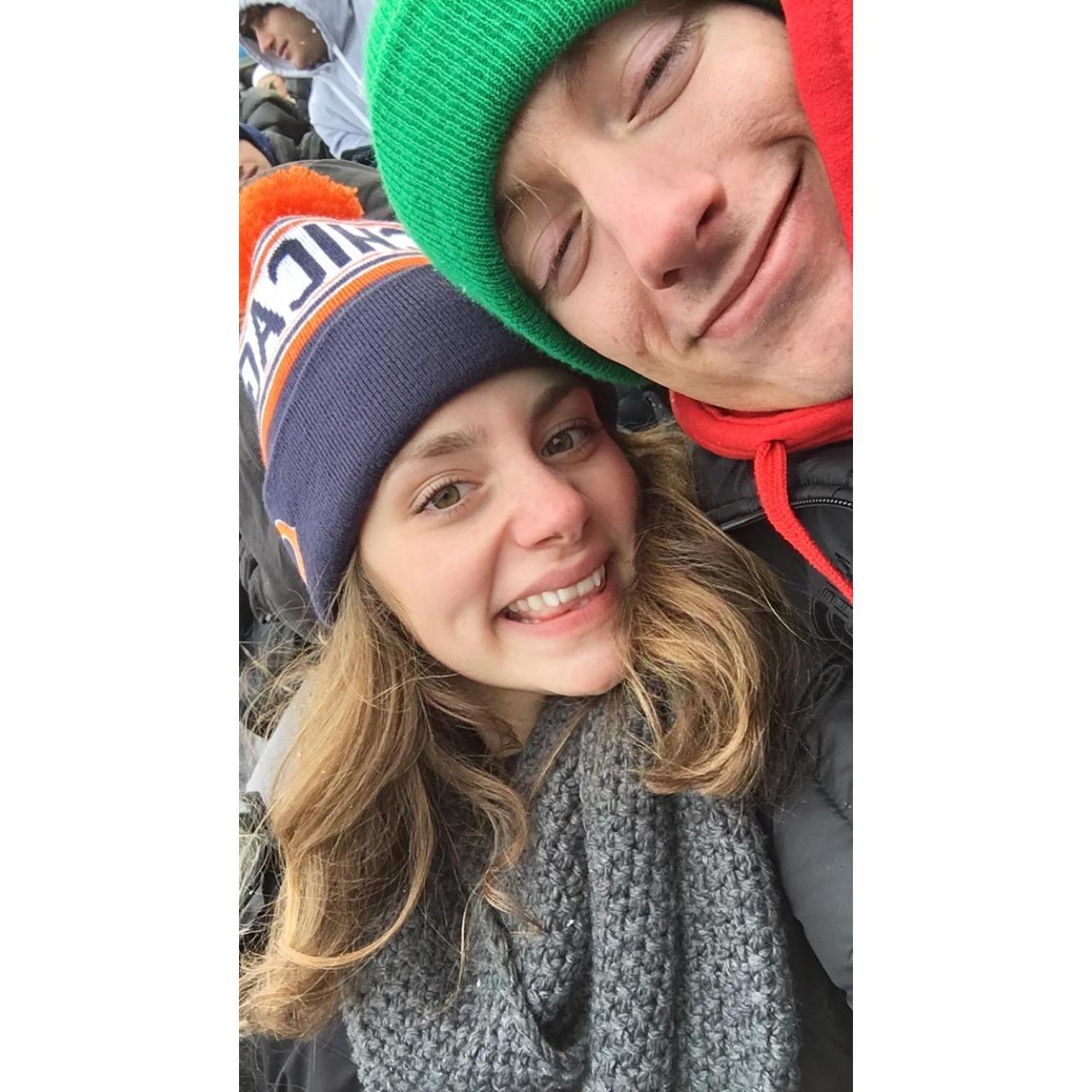 the ONE and ONLY time I will go to a professional football game
