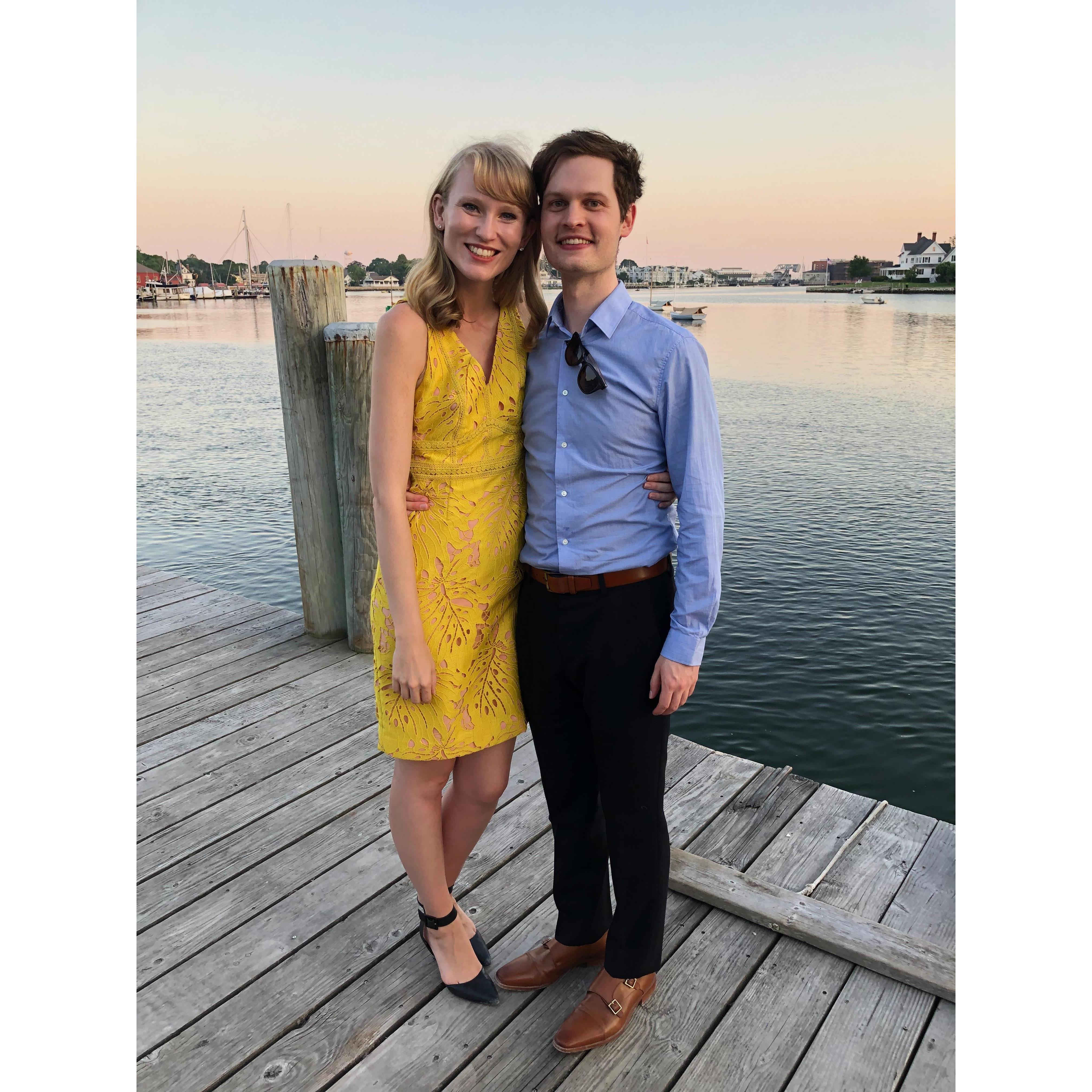 Celebrating Margaret and Scott's marriage in CT