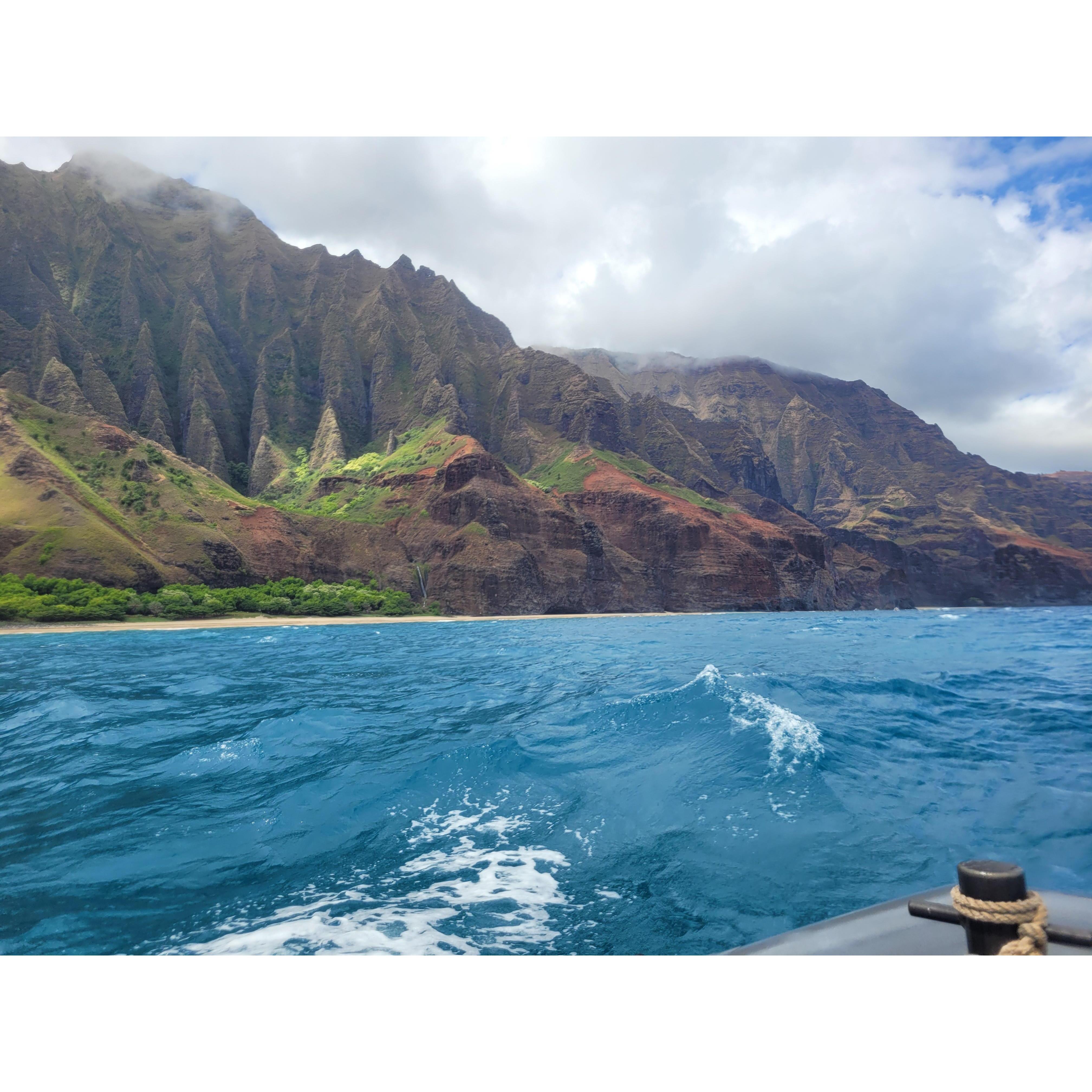 Napali Coast cruise