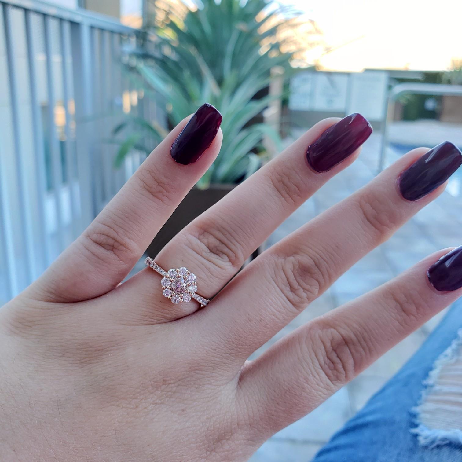 My official engagement ring!! 😍