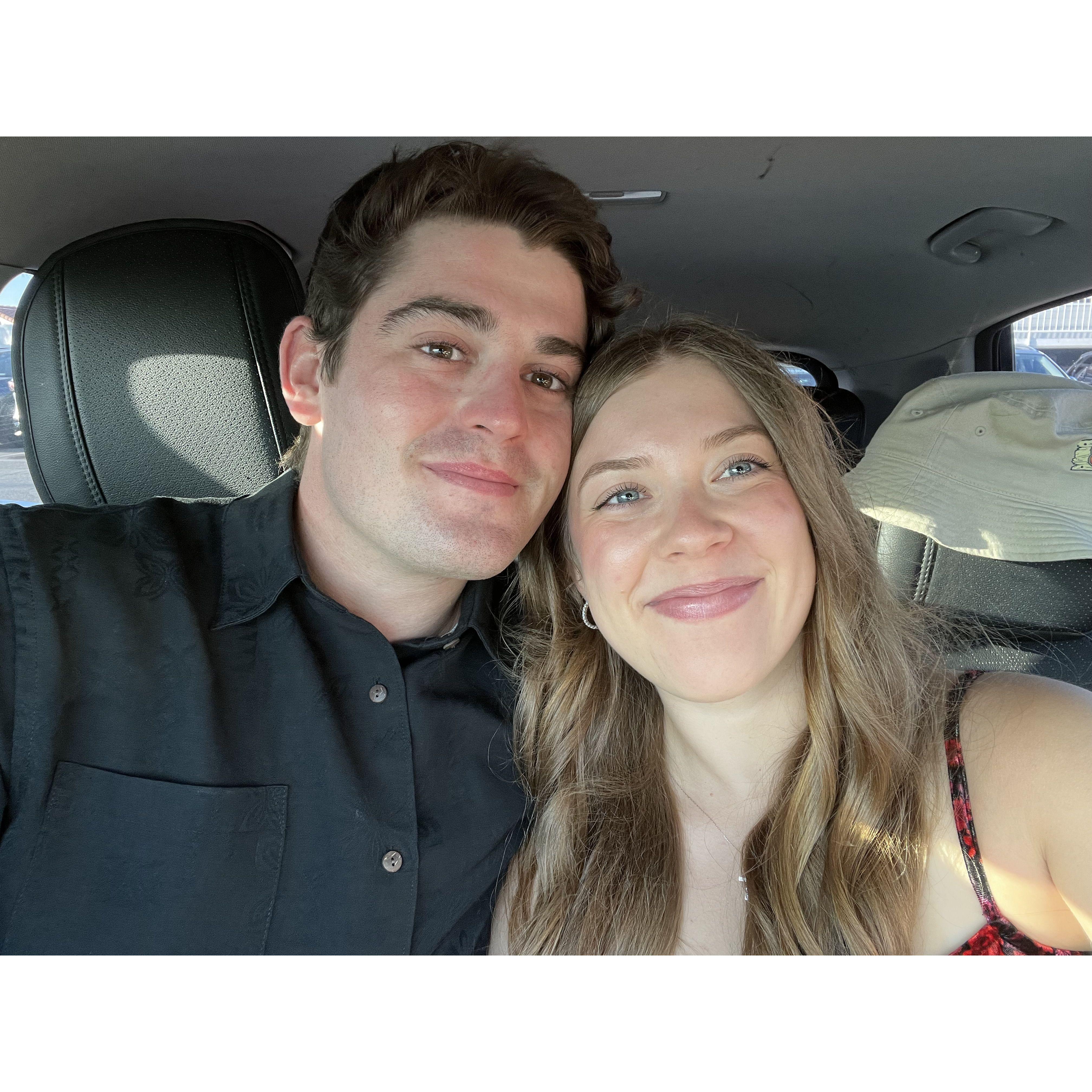 Heading to Crow's Nest where we laughed all night (people stared)