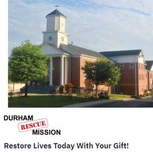 Durham Rescue Mission Donation - Ignore the Credit Card button prompt. Go directly to the following webpage: https://durhamrescuemission.org/donate/