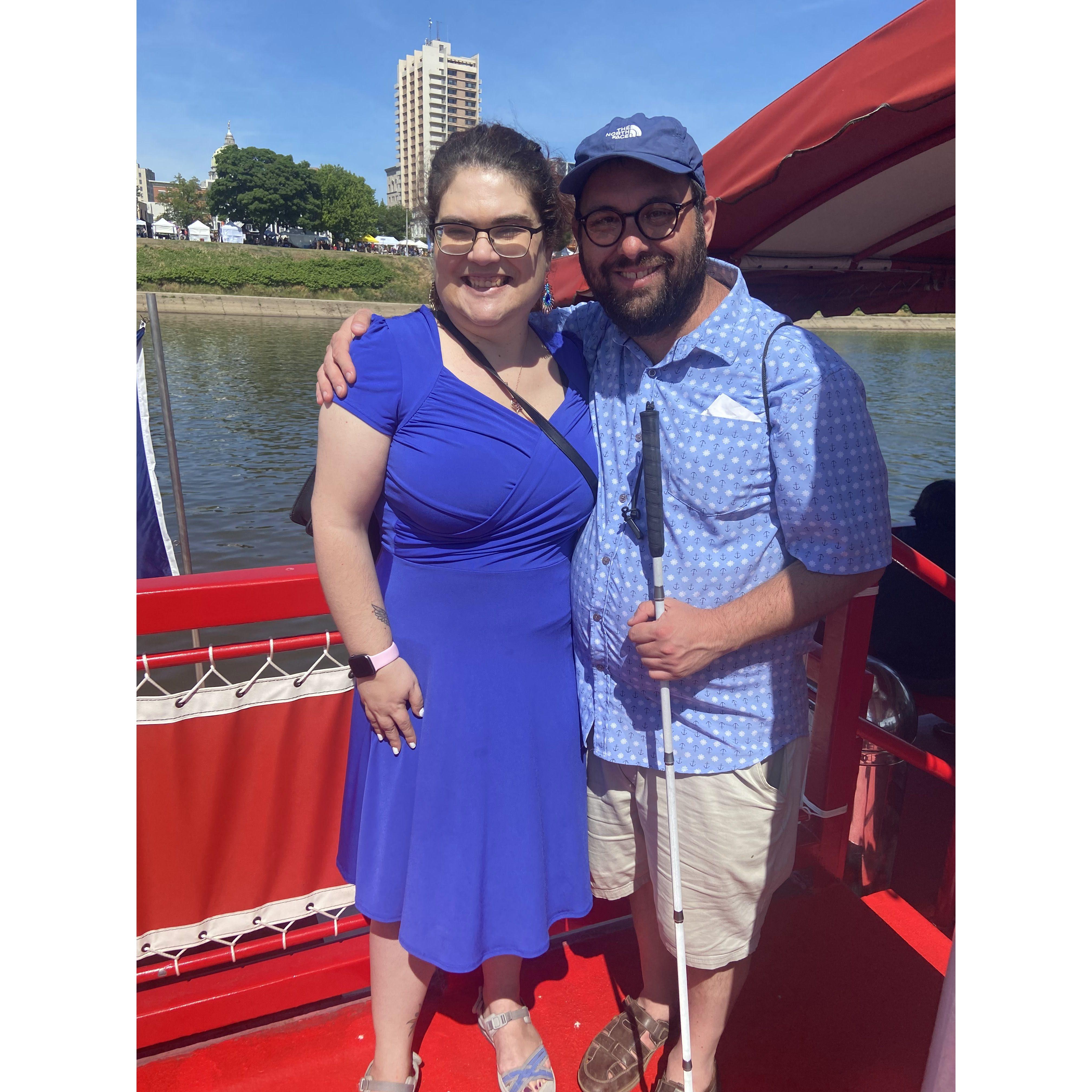We took a boat trip in Harrisburg May last year 2023.
