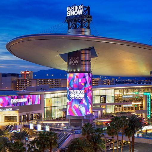 Fancy some shopping?  Cindy's favorite is Fashion Show Mall.  Conveniently located on the Las Vegas Strip the mall hosts weekend fashion shows on a retractable runway within the central atrium.