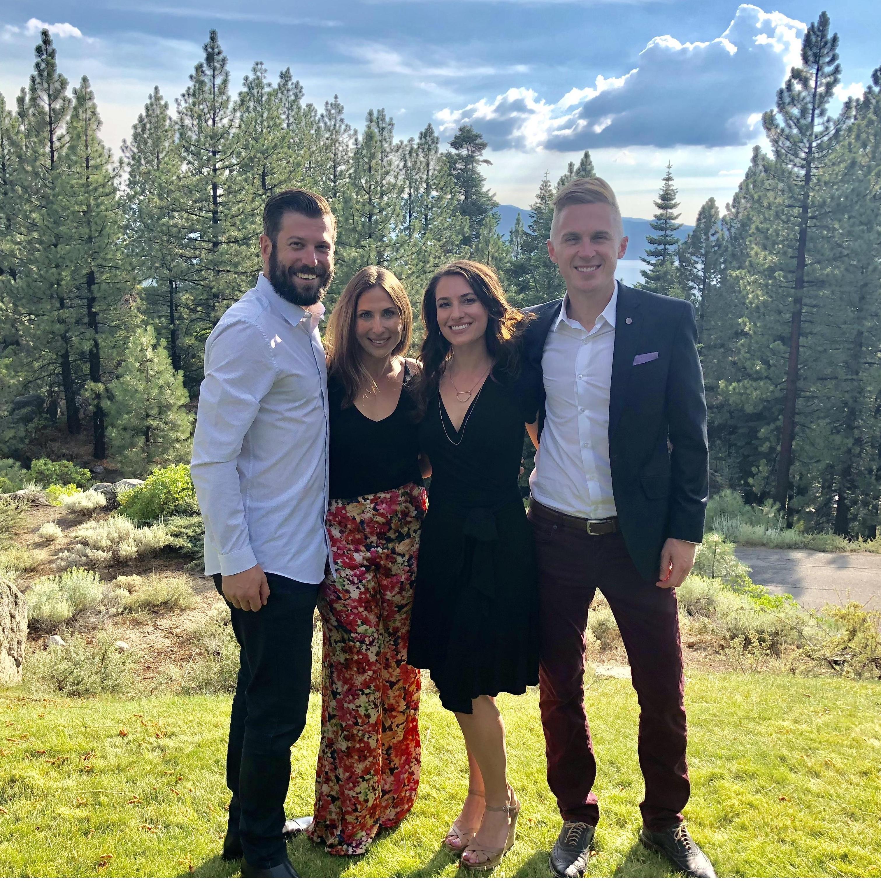 We've been attending weddings together for years, but this time was different, it was a long weekend with Adam's college friends in Tahoe for the Tallericos' wedding.