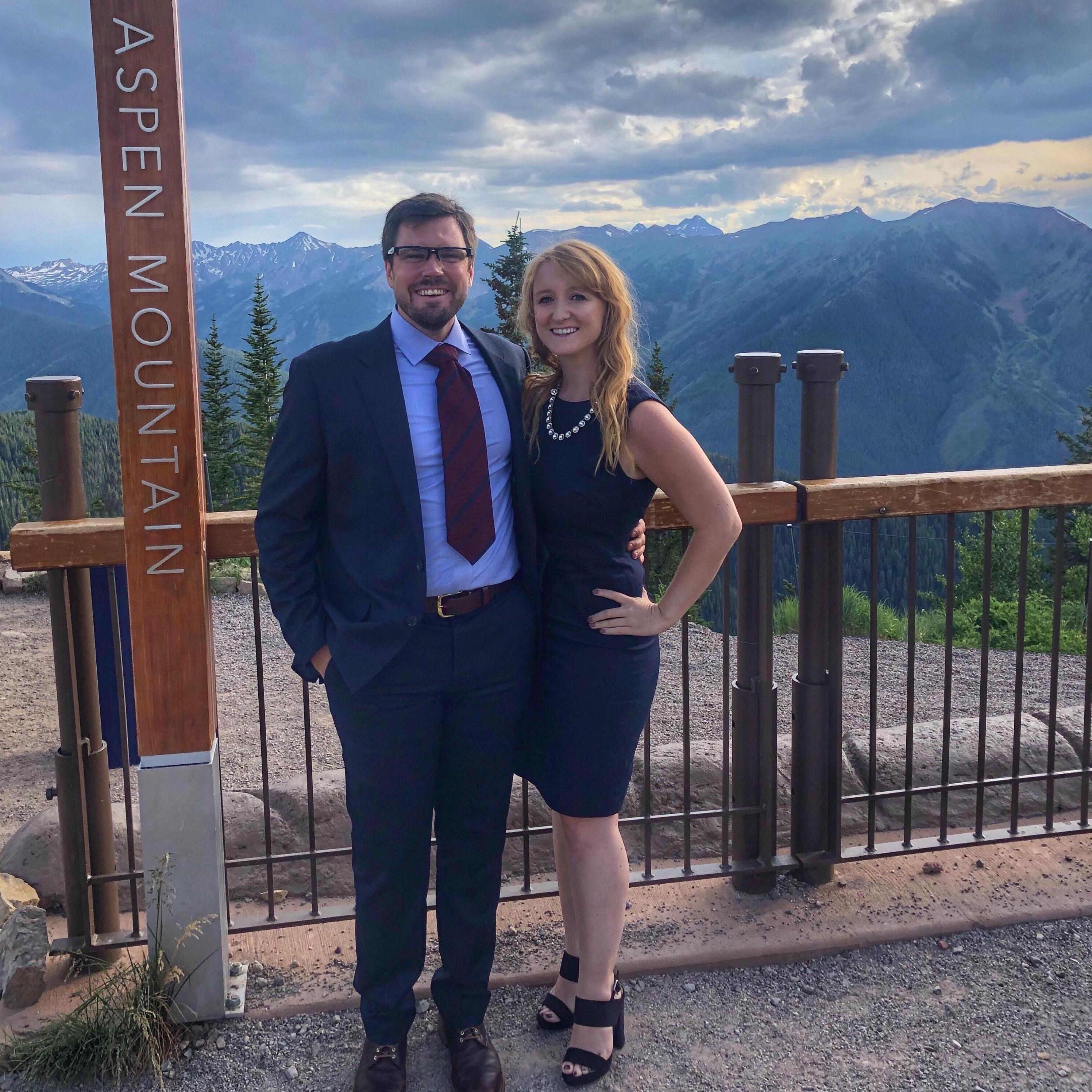 We love going to all our friends' weddings - especially ones at 11,200ft!