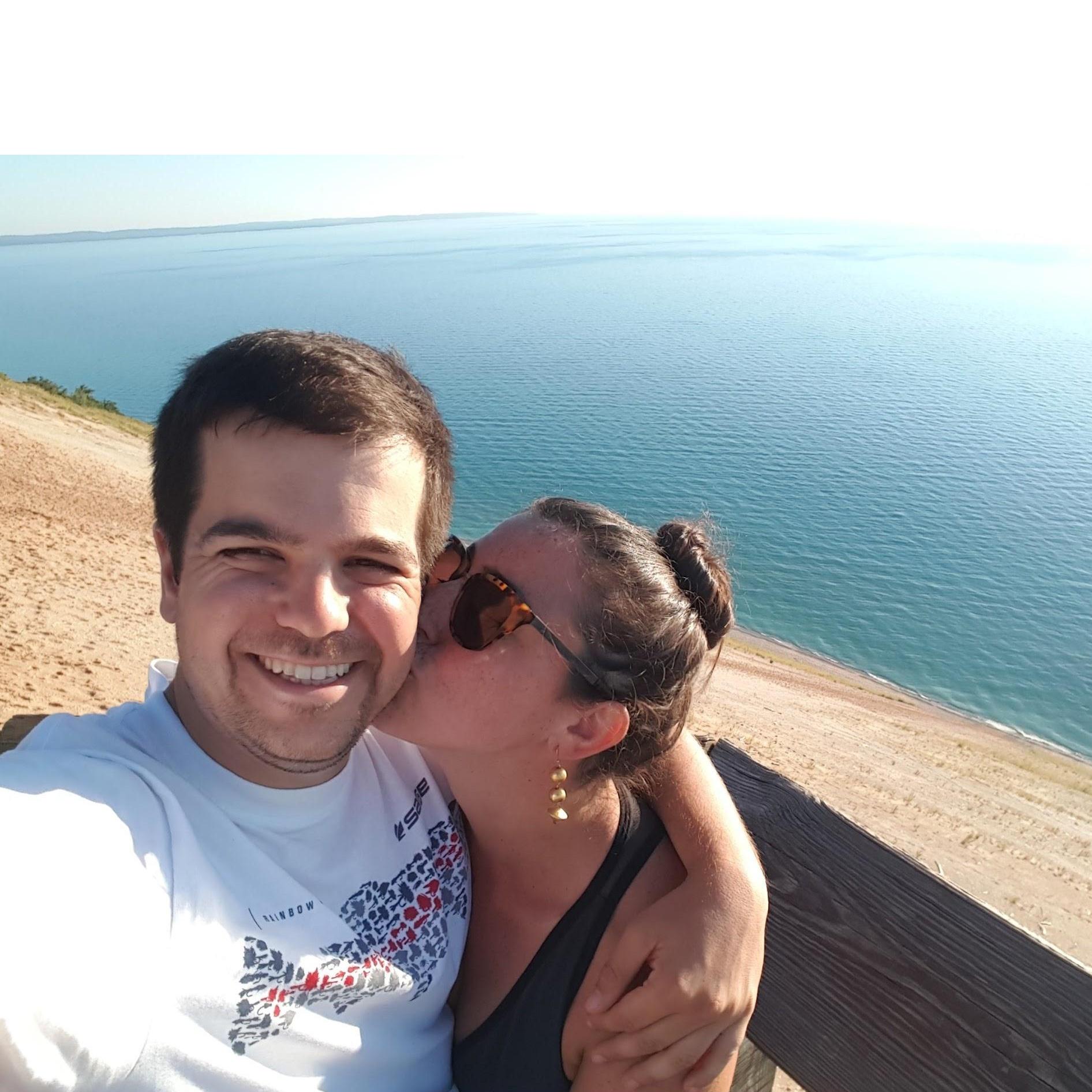 made it! (Sleeping Bear Dunes)