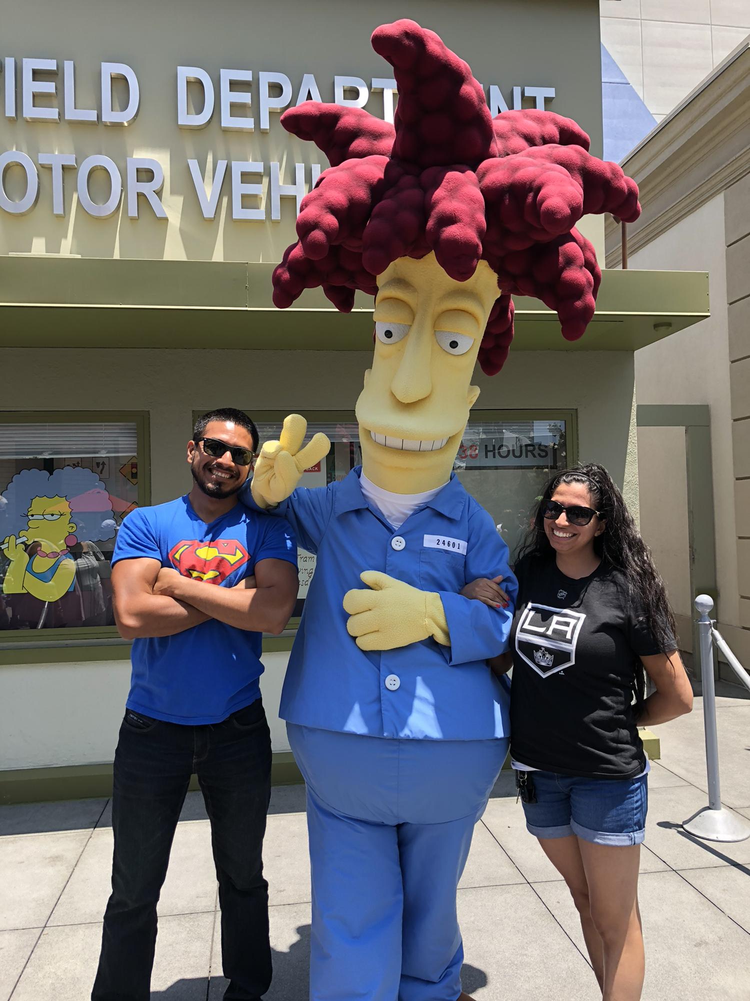 Jose came straight from Mexico to Universal Studios. We came just to try out Duff Beer. (2018)