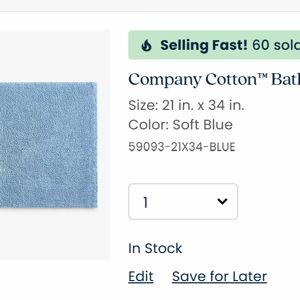 Bath Rug - The Company Store - Cart