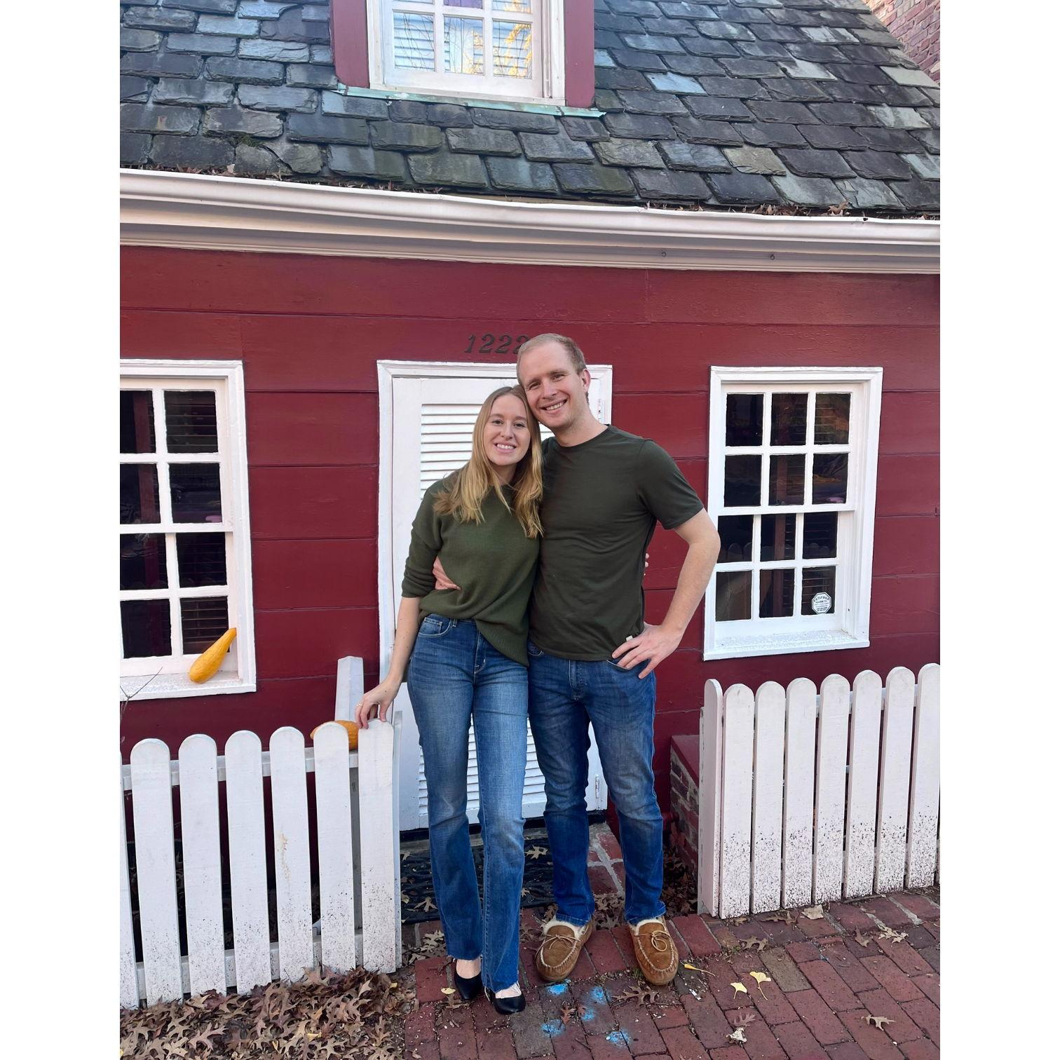 Our first house! Little 1700s townhouse in Georgetown, DC