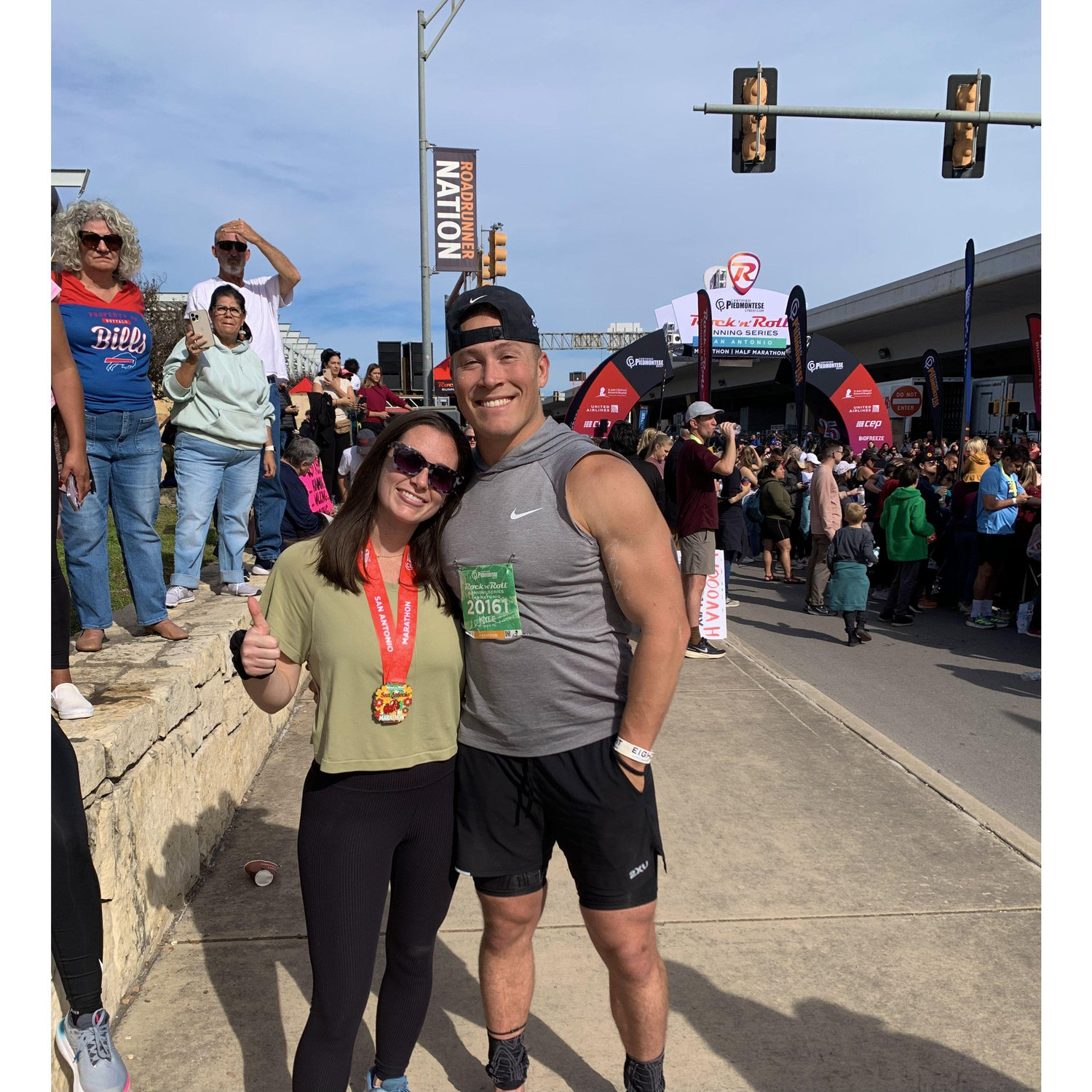 Kyle's second marathon in San Antonio!
