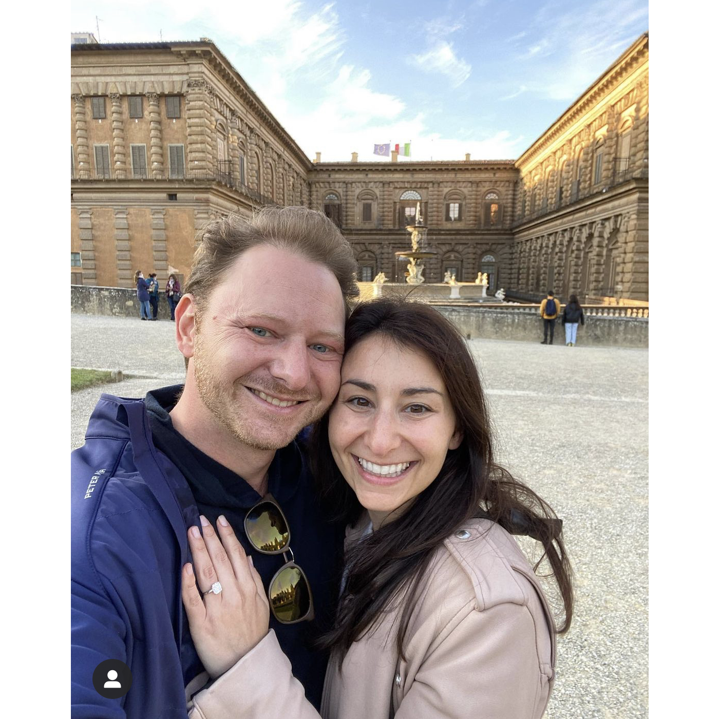 Engaged in Florence!